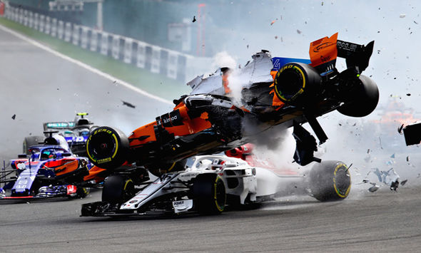 HALO saves F1 driver ( Charles Leclerc ) from an Inevitable death